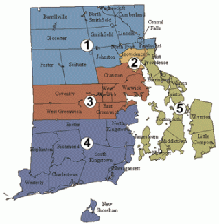 Rhode Island LEPCs map